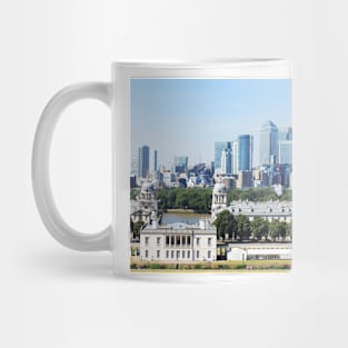 Canary Wharf Skyline - view from Greenwich Mug